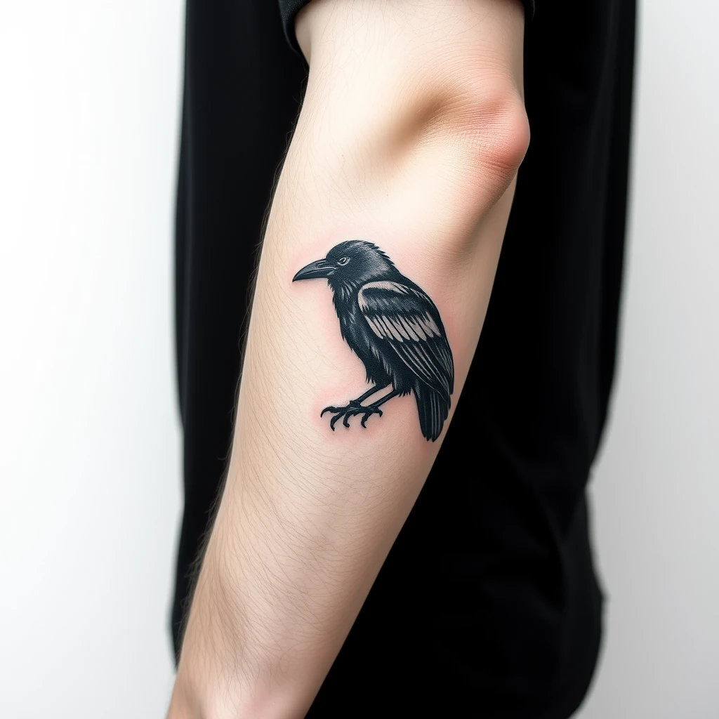 Raven tattoo