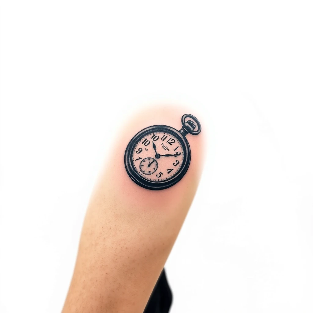 Pocket watch tattoo