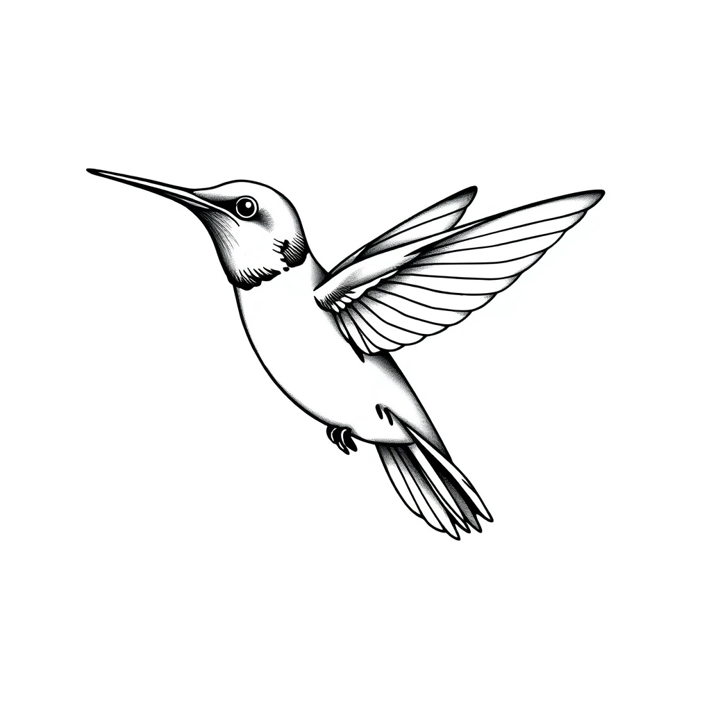 Hummingbird tattoo