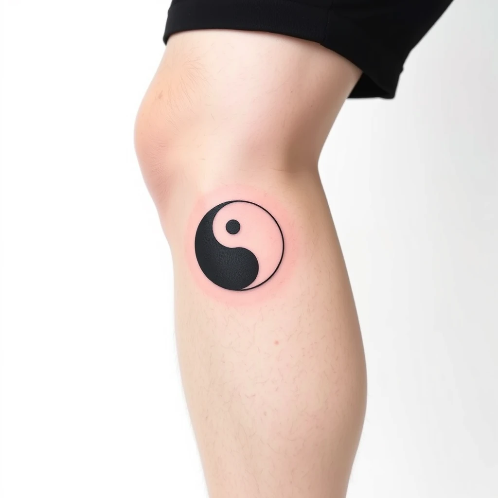 Yin and yang tattoo