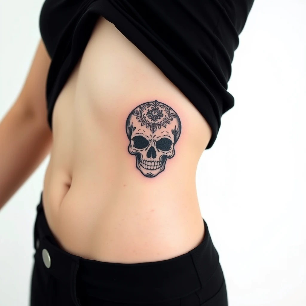 Sugar skull tattoo