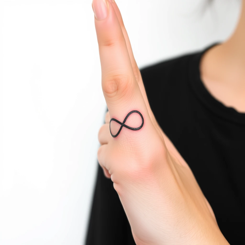 Infinity symbol tattoo