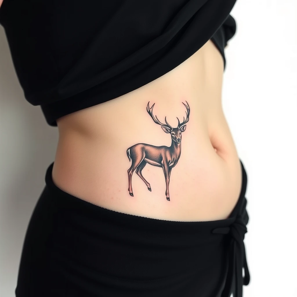 Deer tattoo