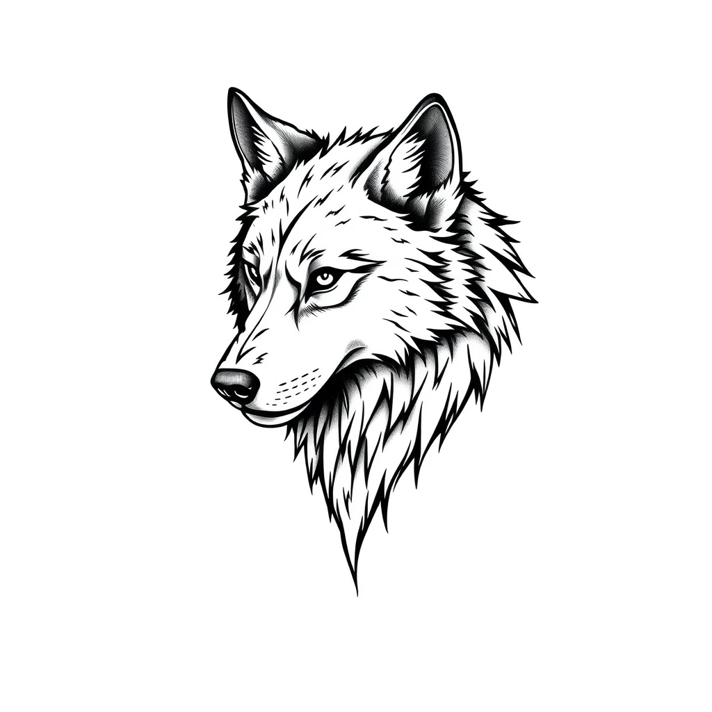 Wolf tattoo