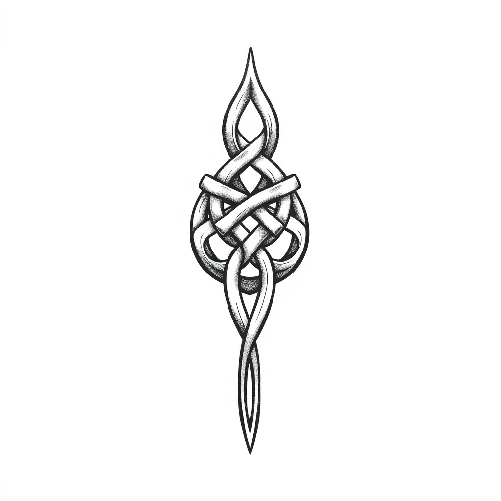 Celtic knot tattoo