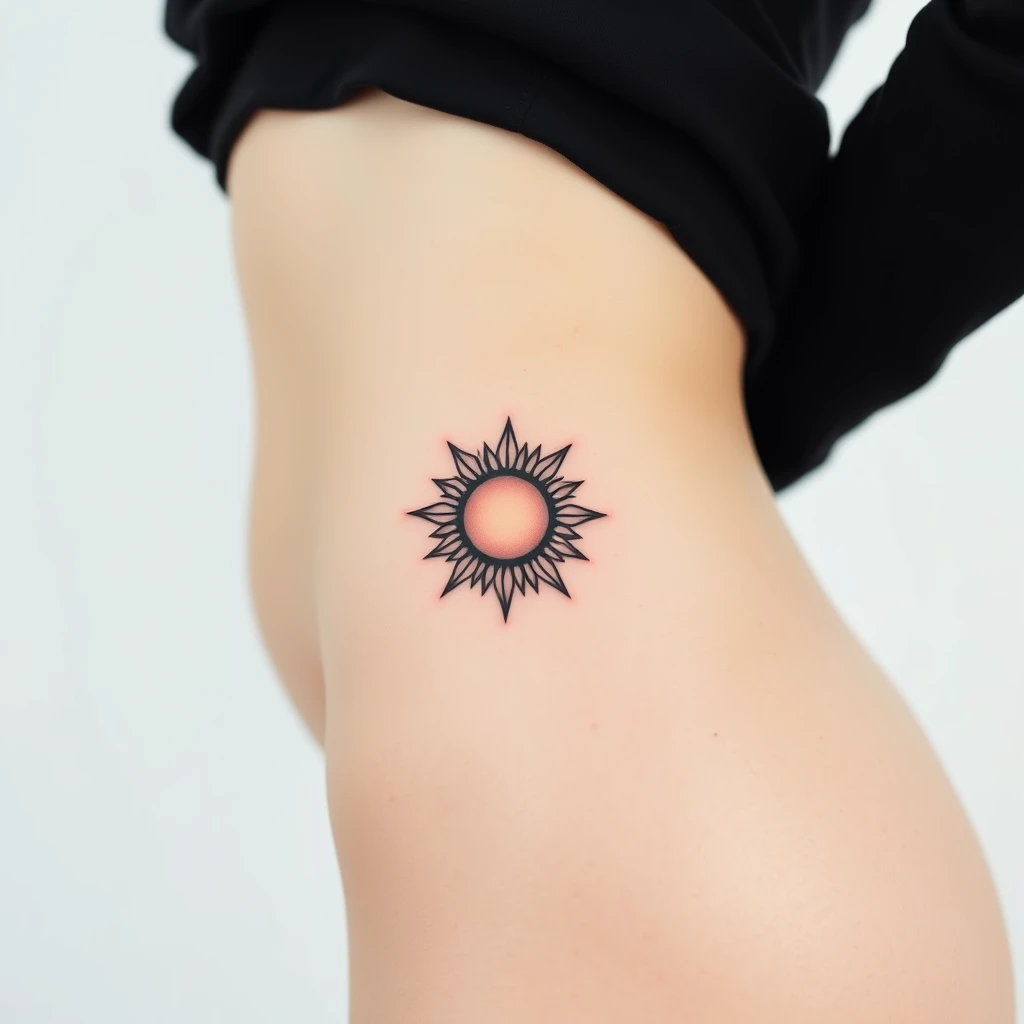 Sun tattoo