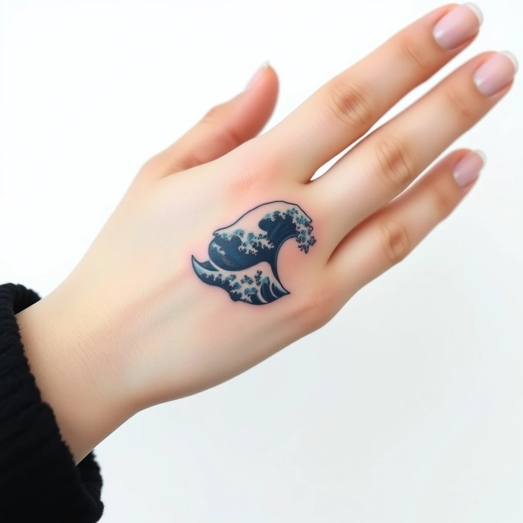 Wave tattoo