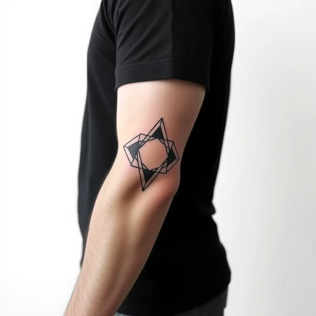 Geometric shapes tattoo