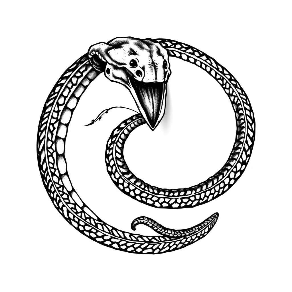 Ouroboros tattoo