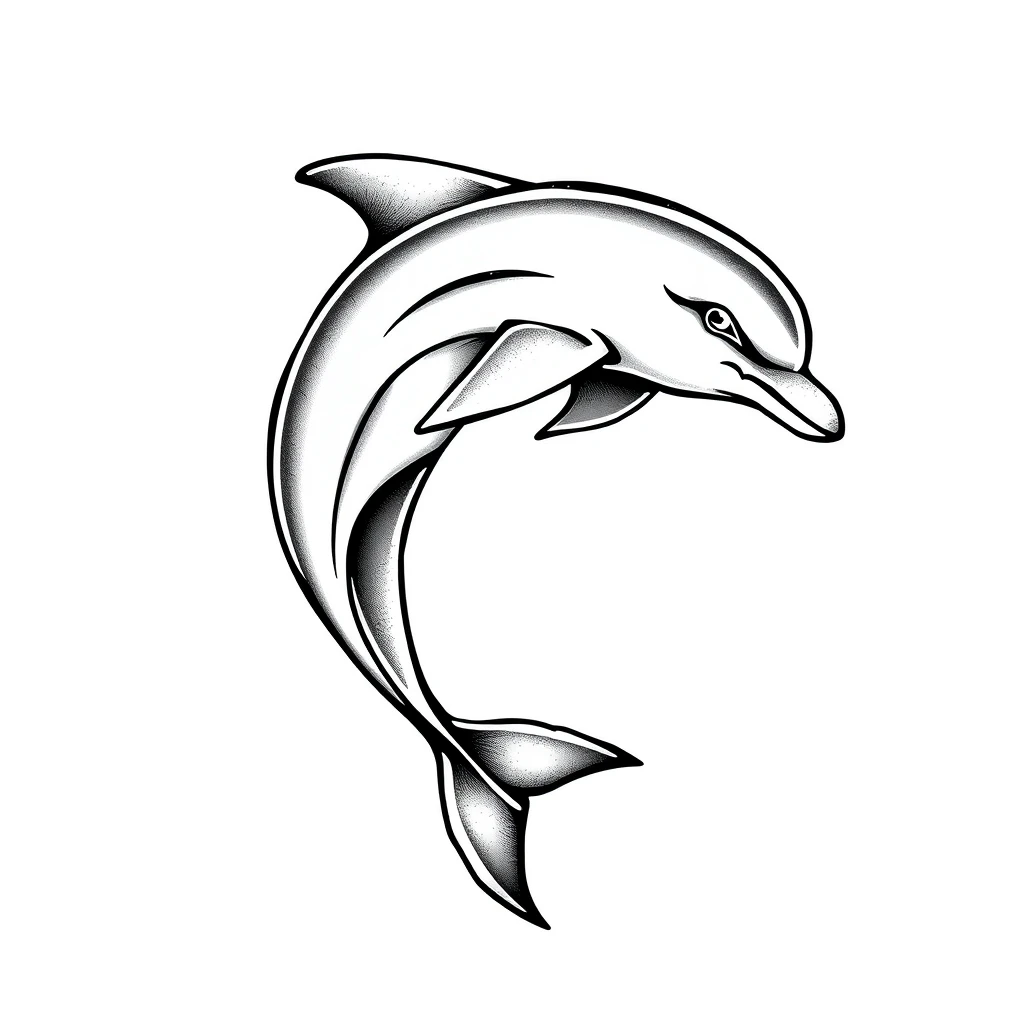 Dolphin tattoo