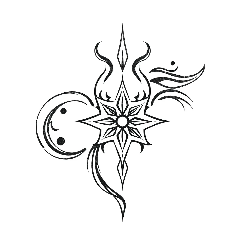 Tribal designs tattoo