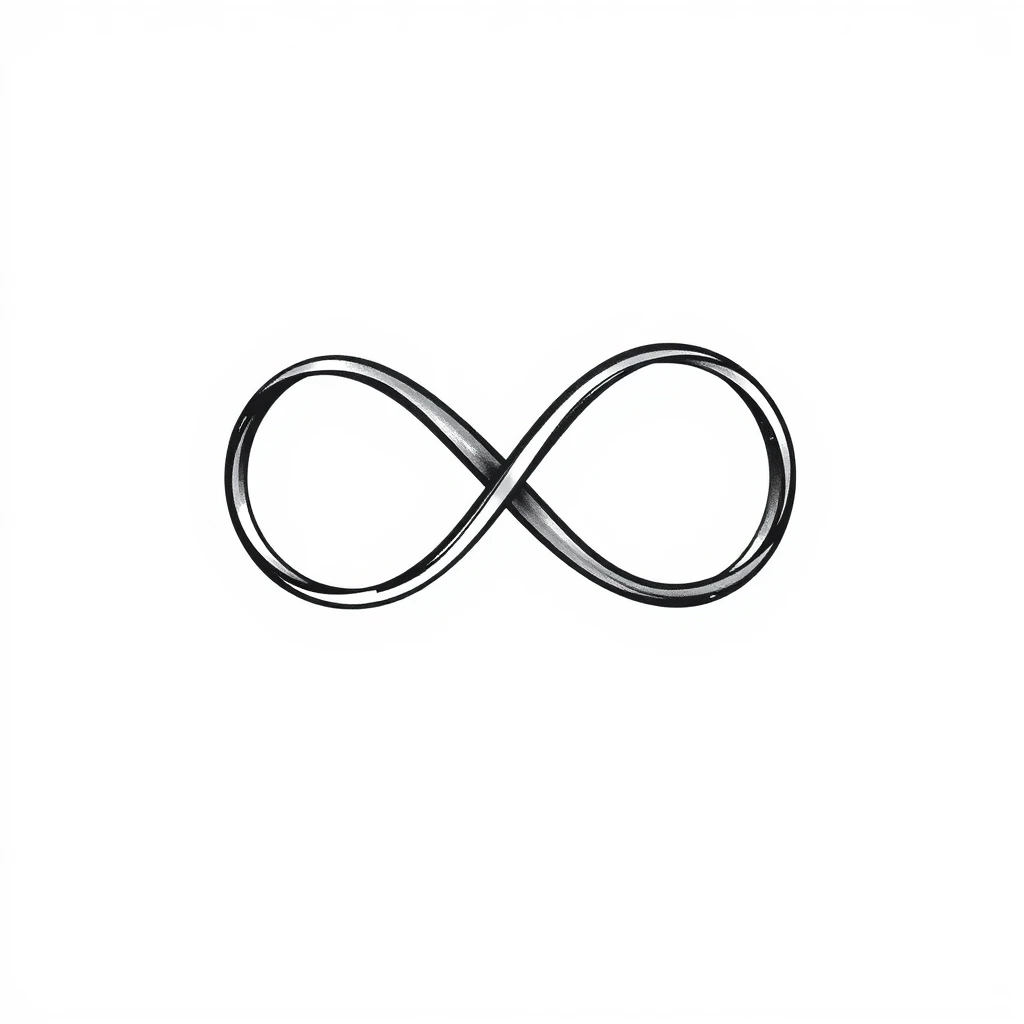 Infinity symbol tattoo