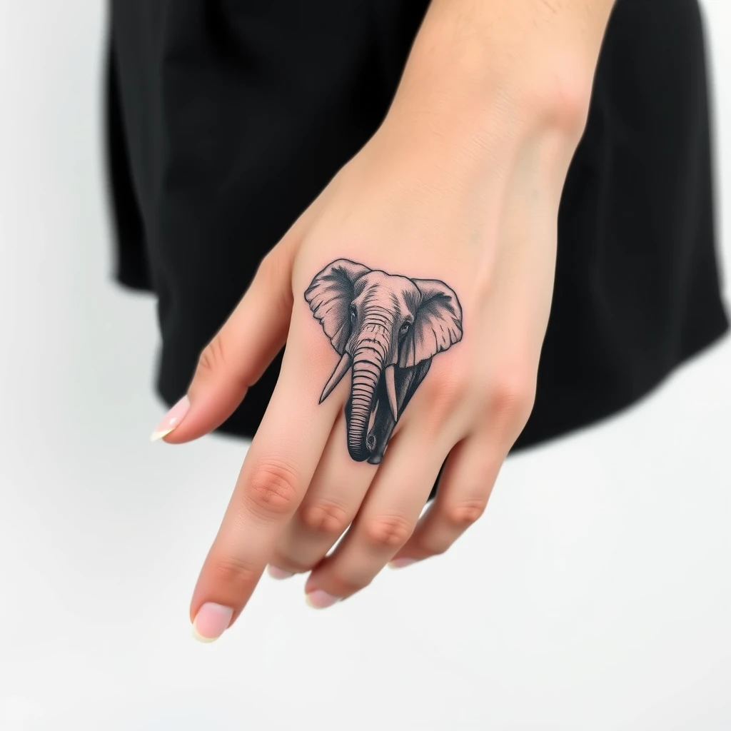 Elephant tattoo