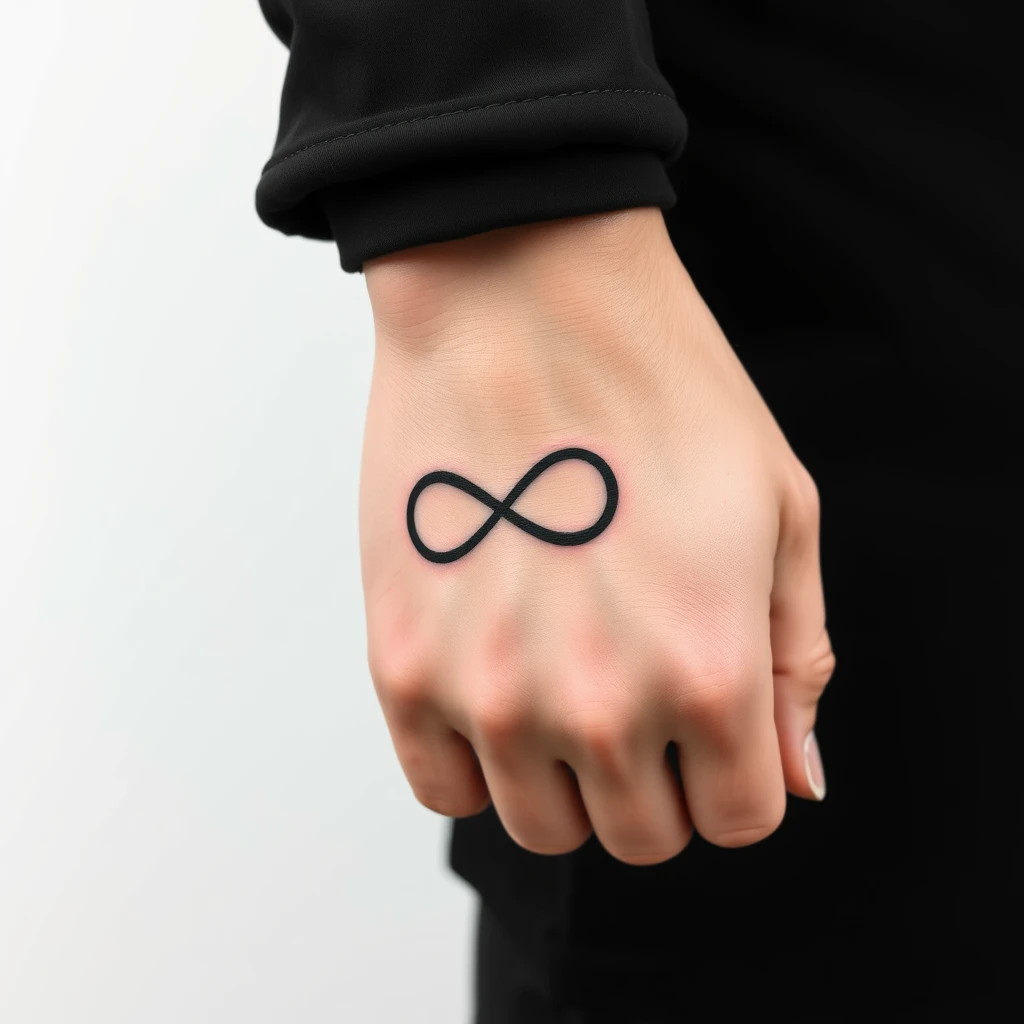 Infinity symbol tattoo