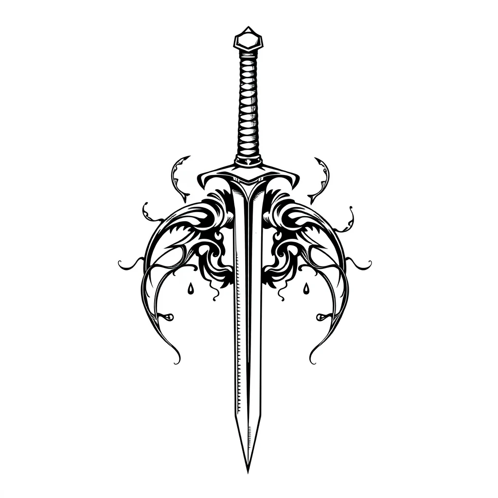 Sword tattoo