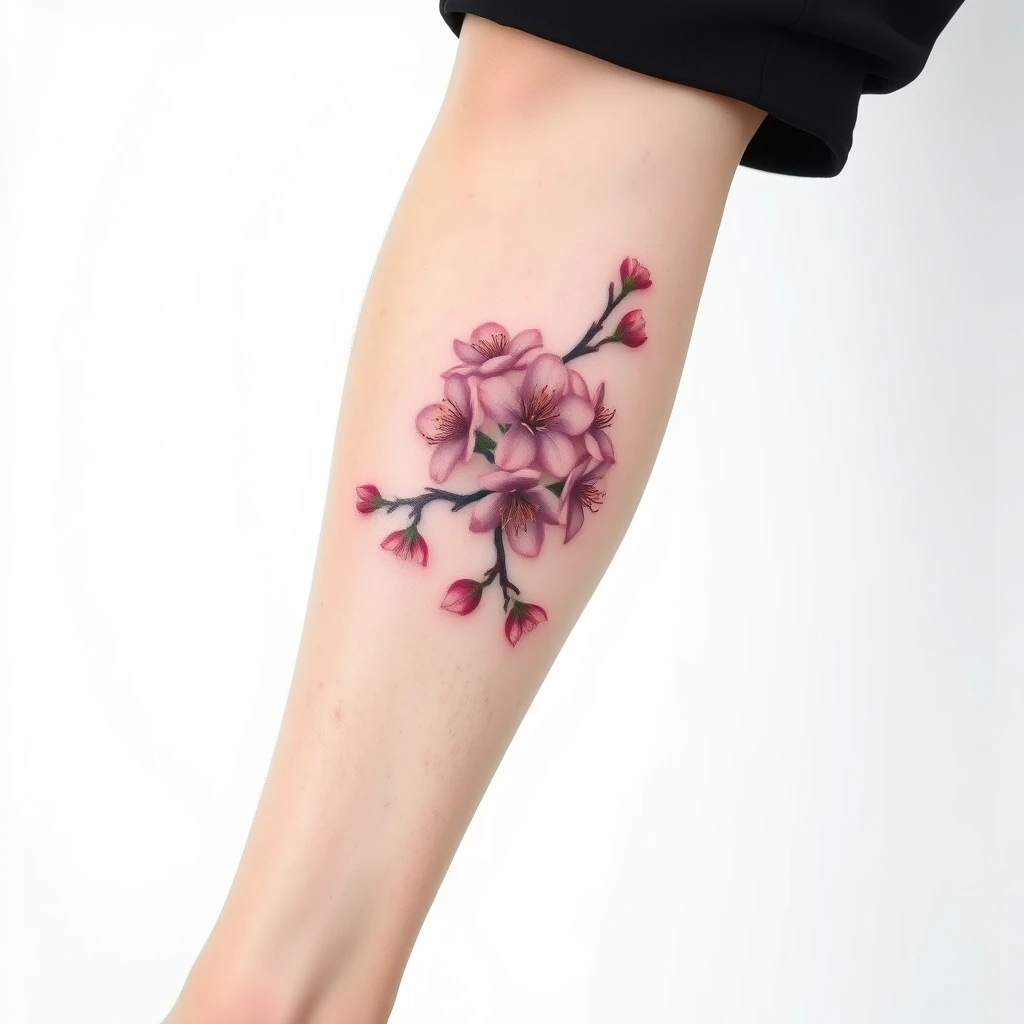 Cherry blossom tattoo