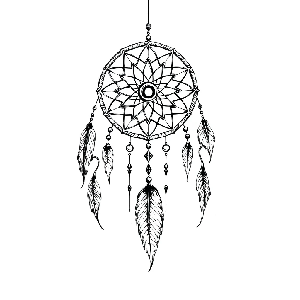 Dreamcatcher tattoo