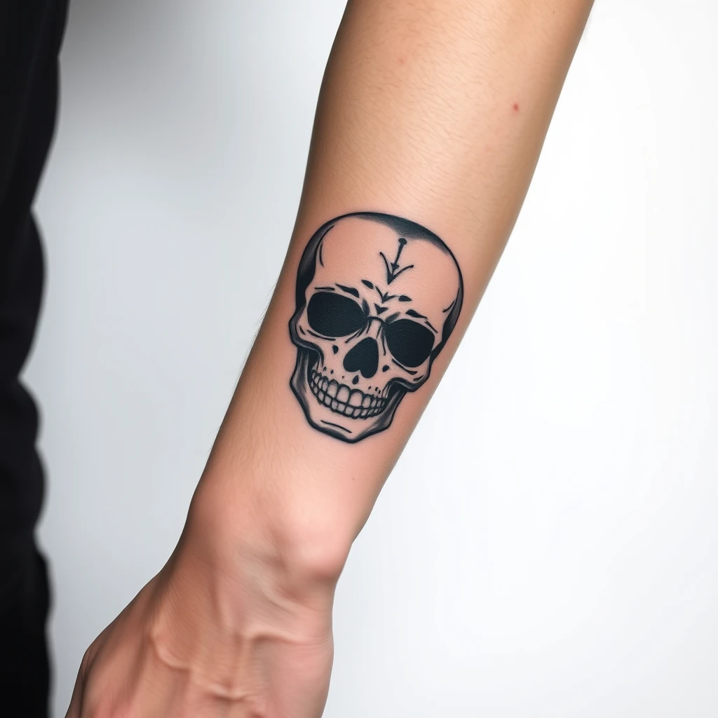 Sugar skull tattoo