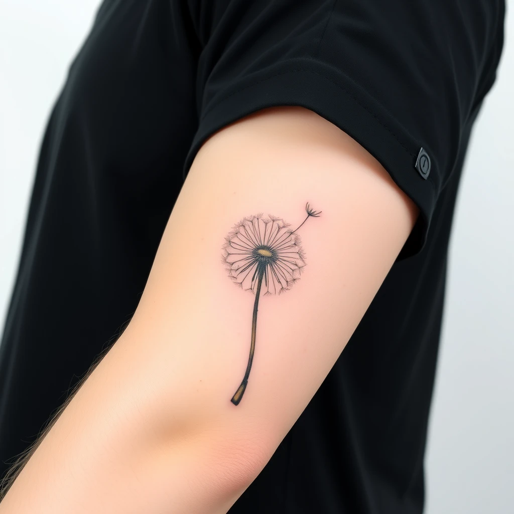 Dandelion tattoo