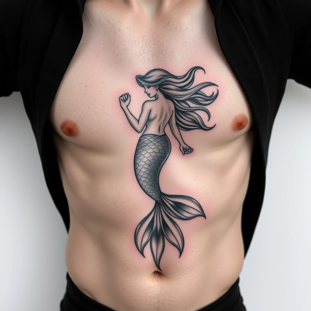 Mermaid tattoo