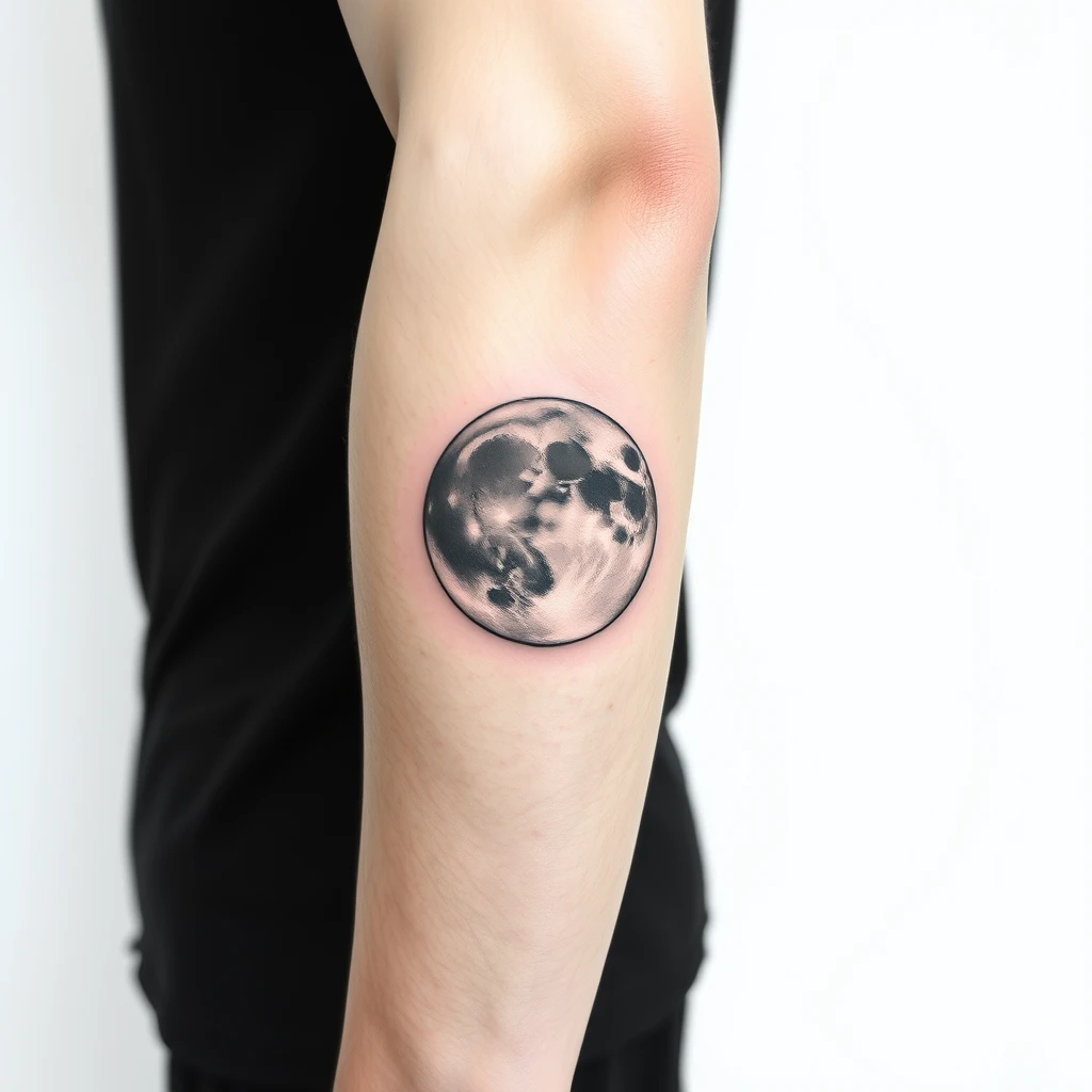 Moon tattoo