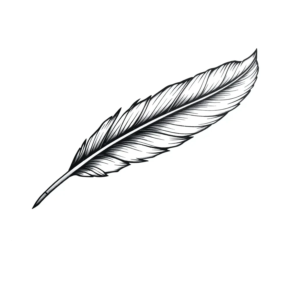 Feather tattoo