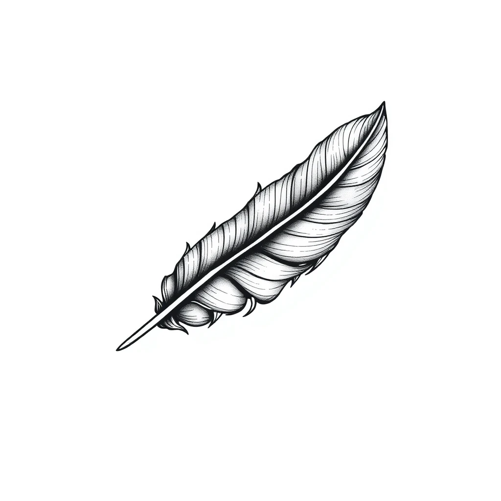 Feather tattoo