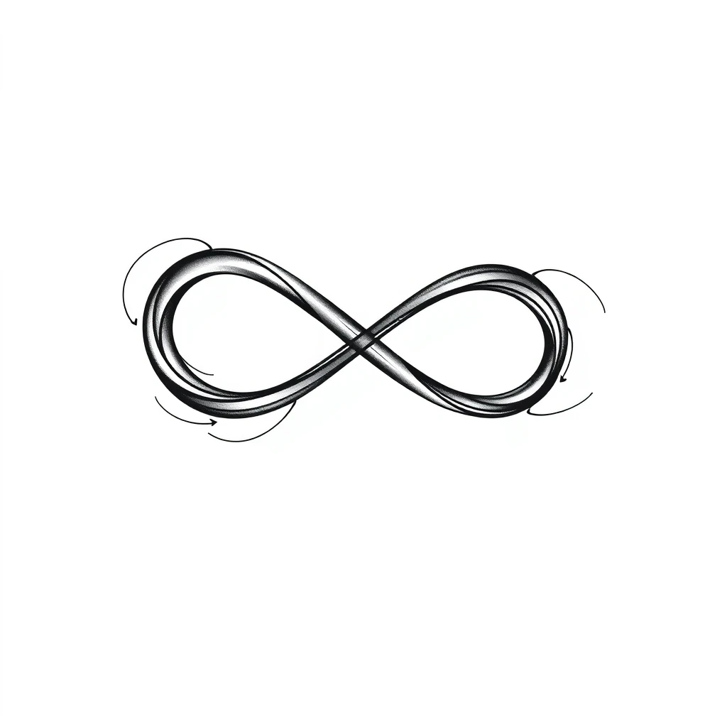 Infinity symbol tattoo