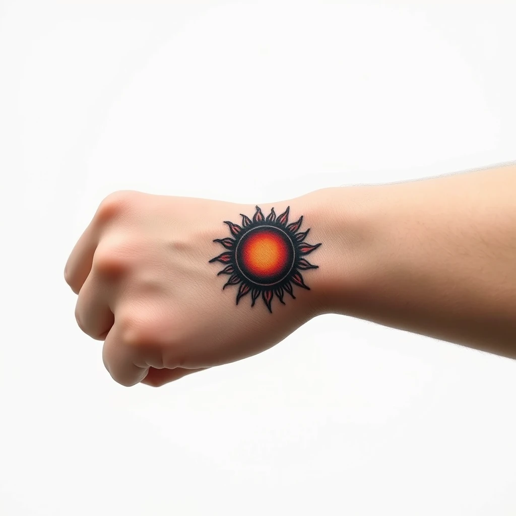 Sun tattoo