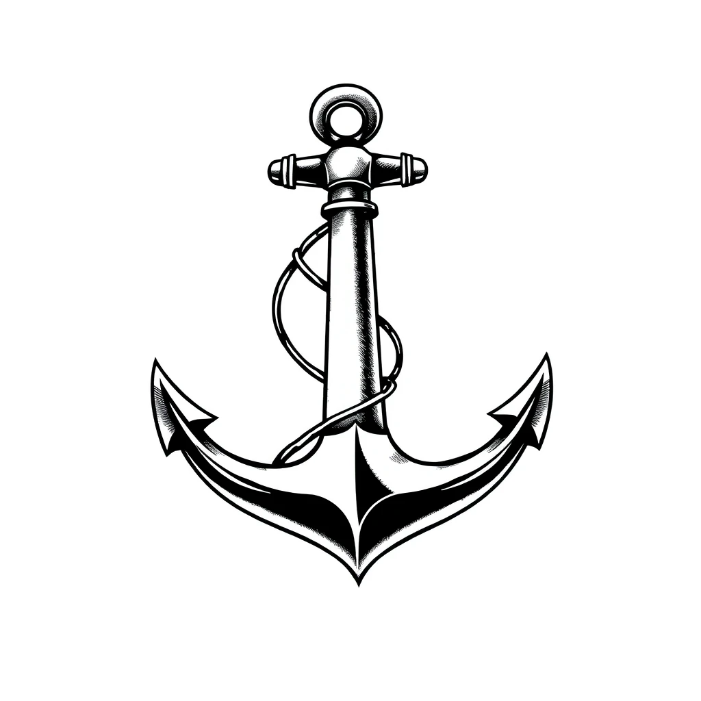 Anchor tattoo