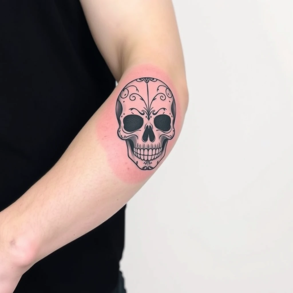 Sugar skull tattoo