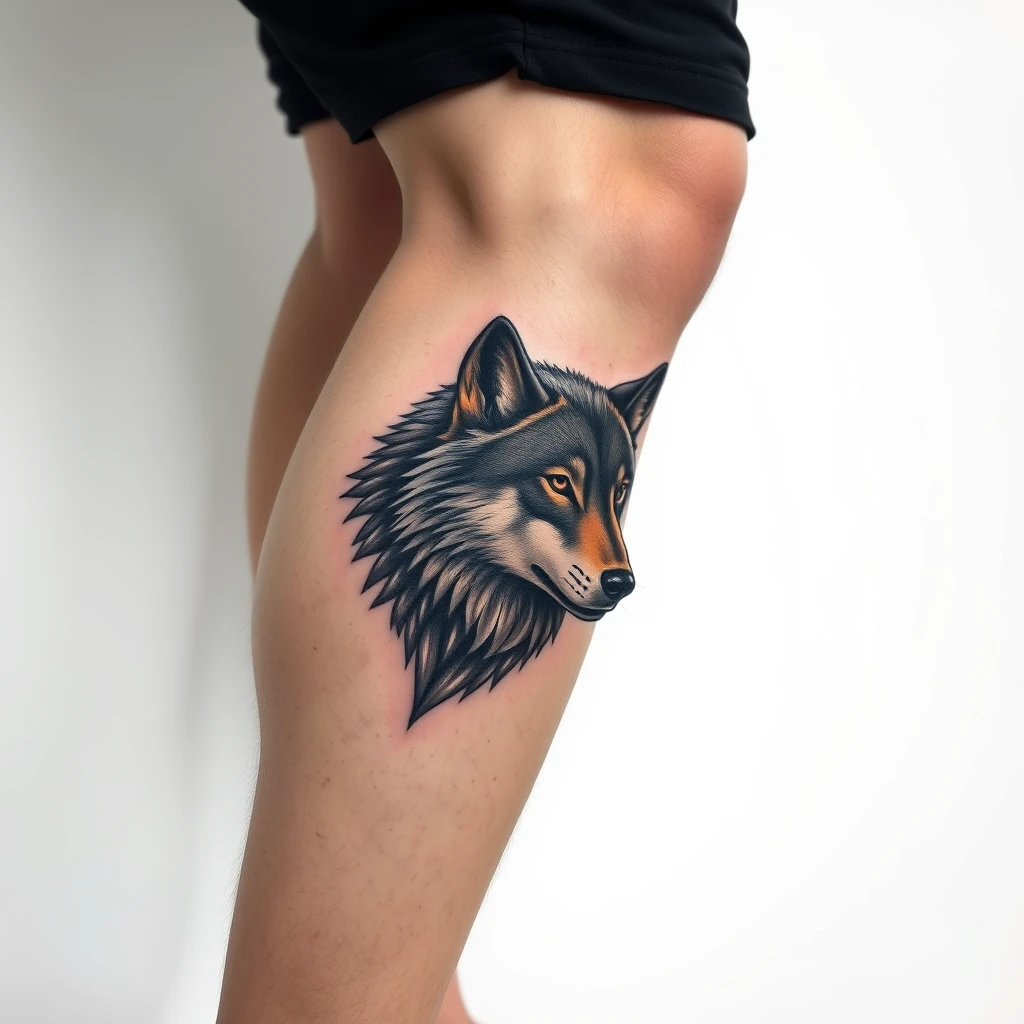 Wolf tattoo