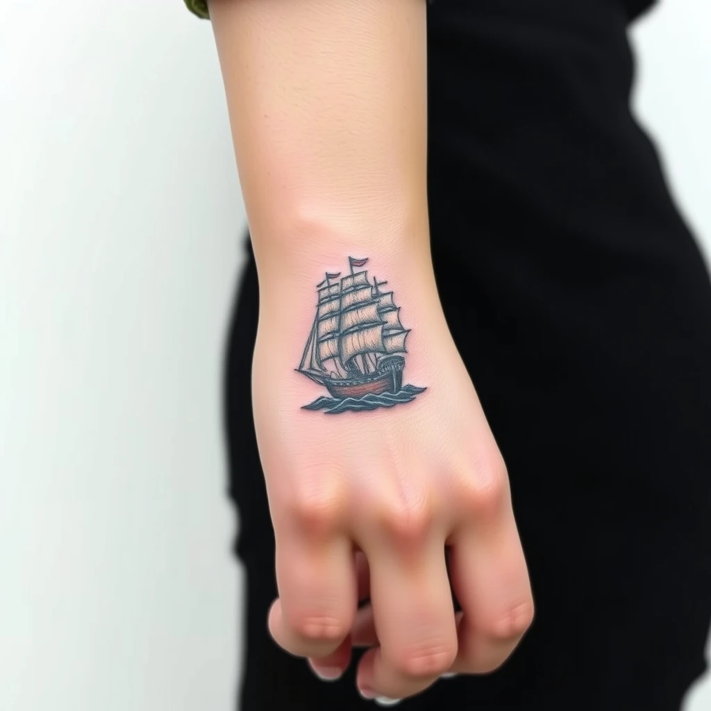 Ship tattoo