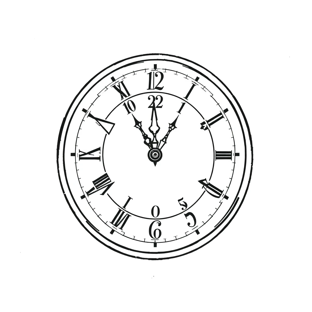 Clock tattoo