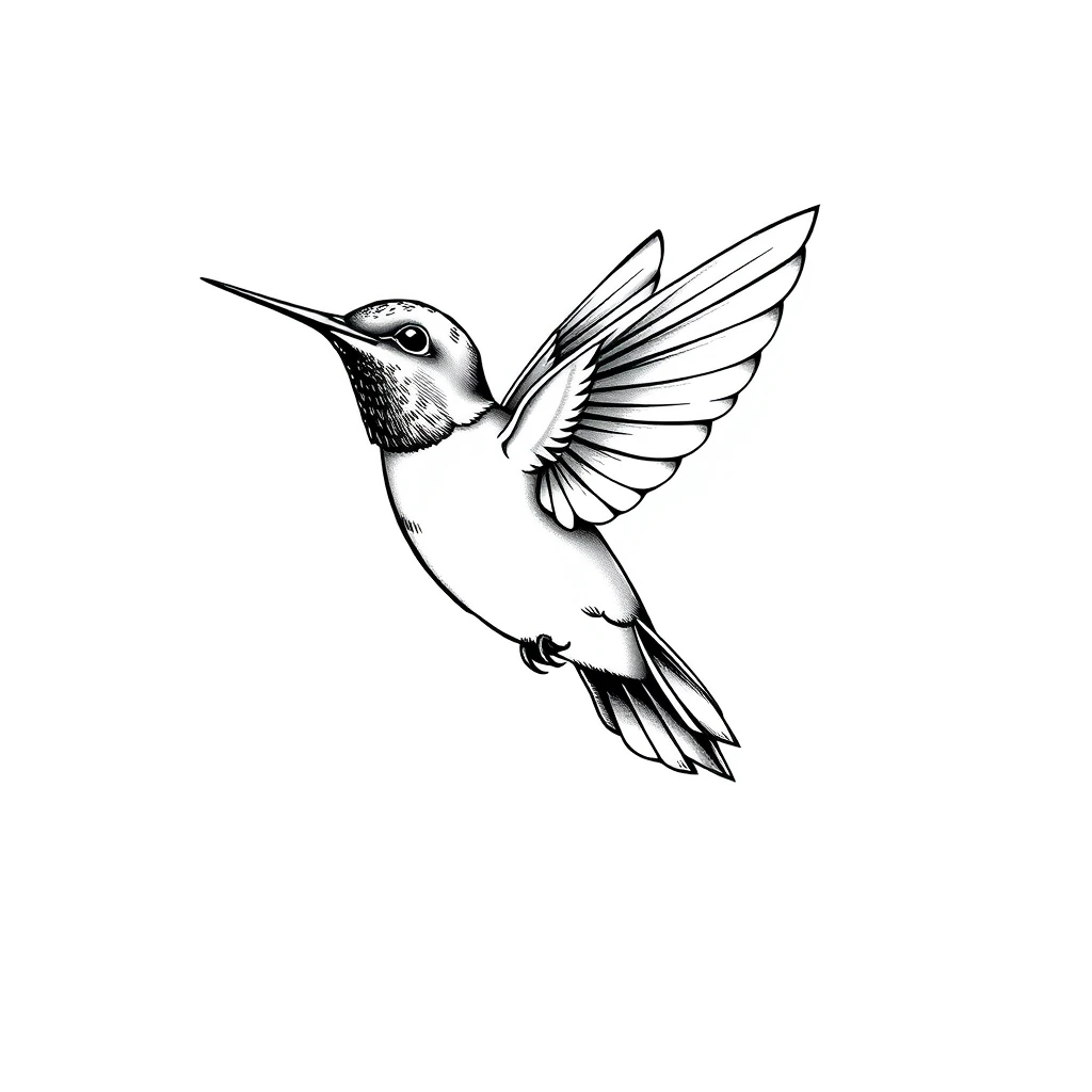 Hummingbird tattoo