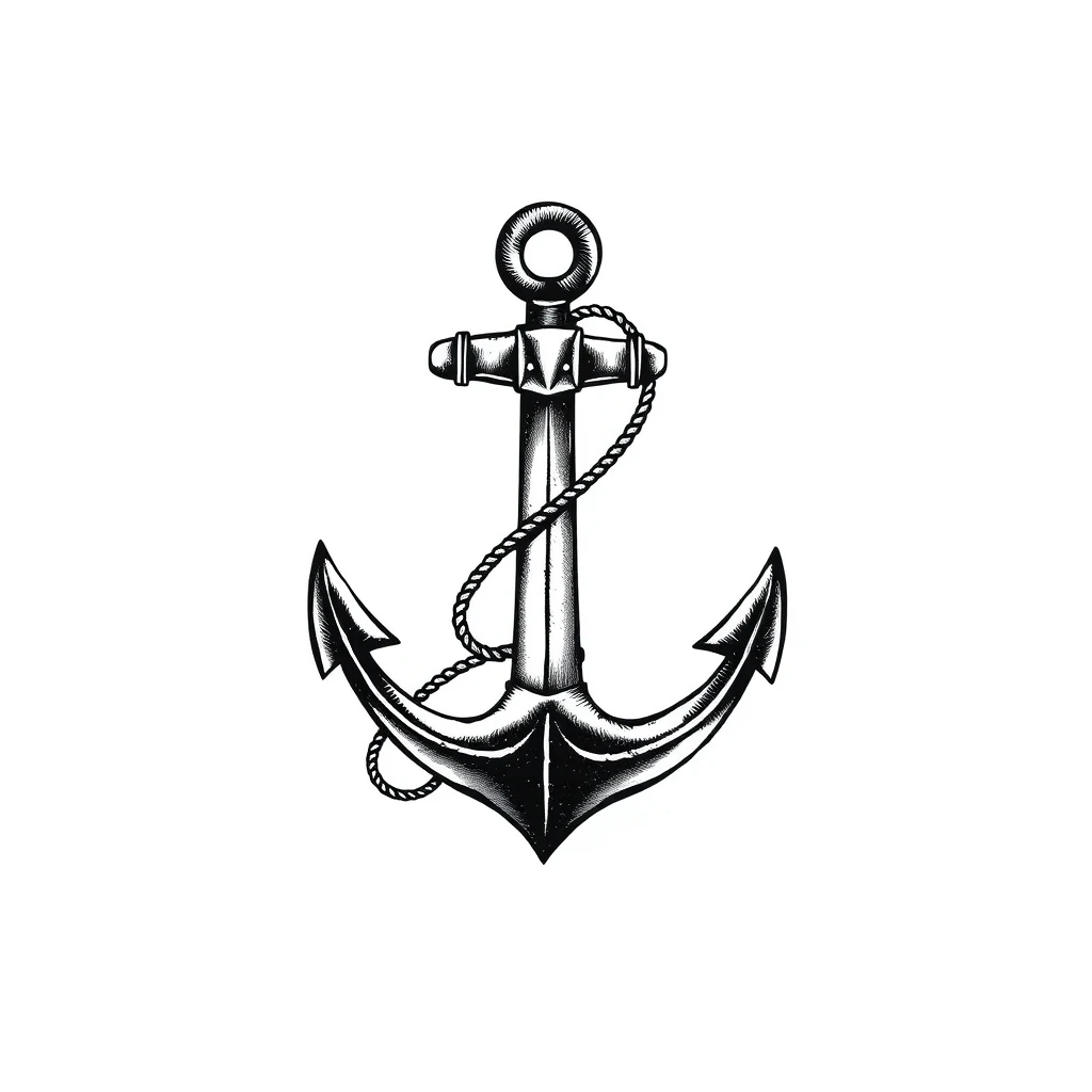 Anchor tattoo