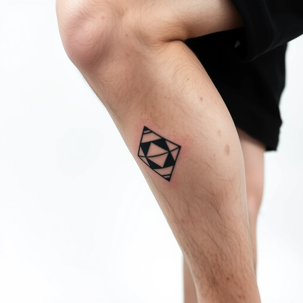 Geometric shapes tattoo