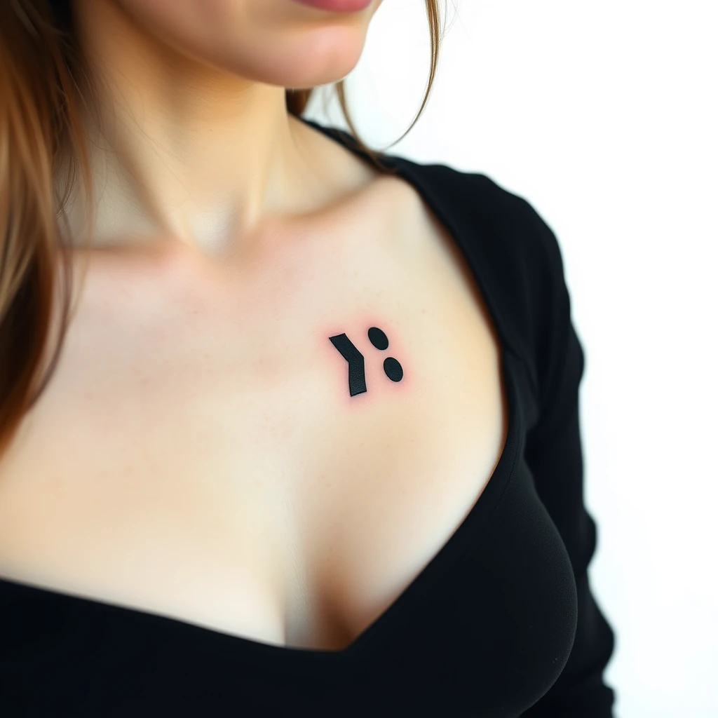 Semicolon tattoo