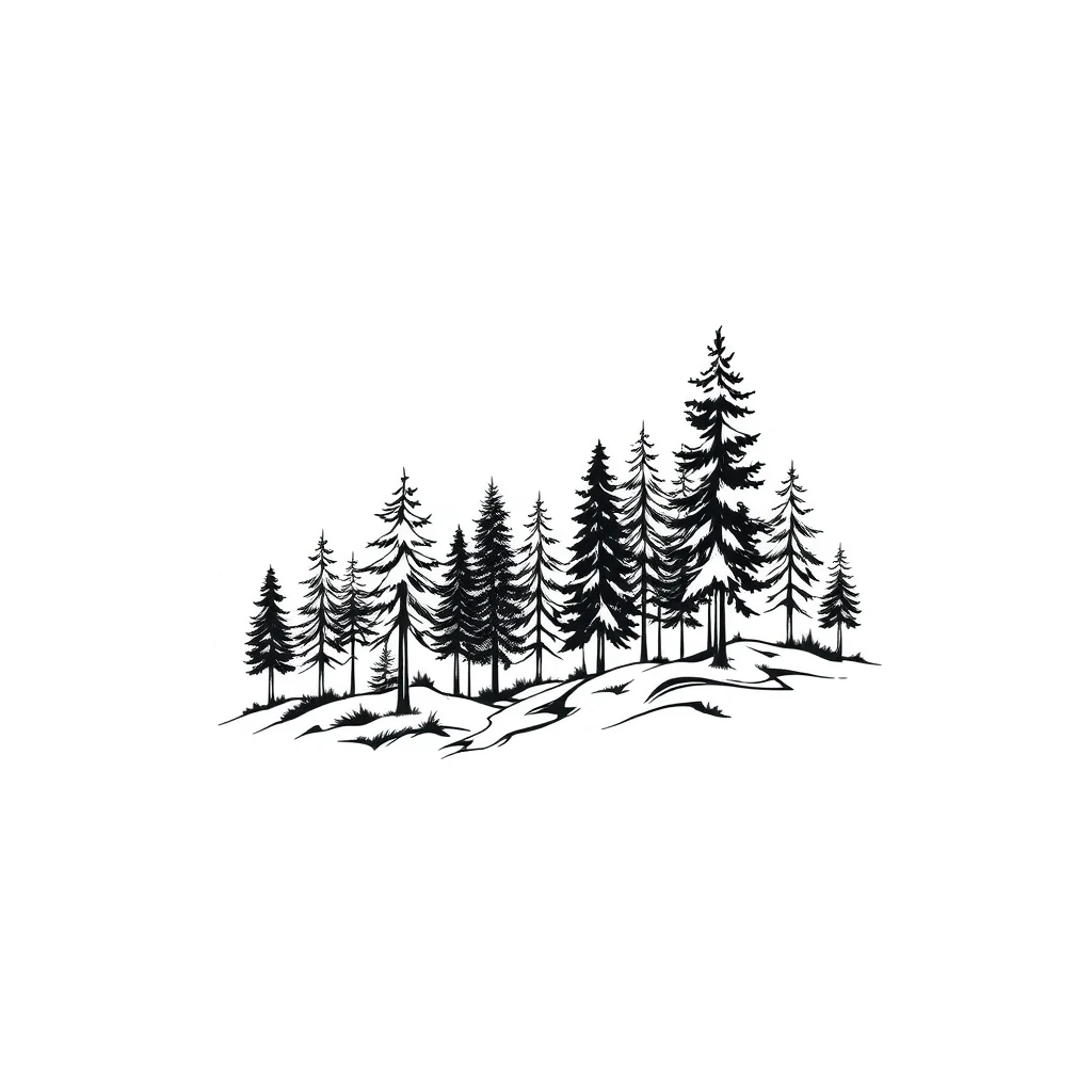 Forest tattoo