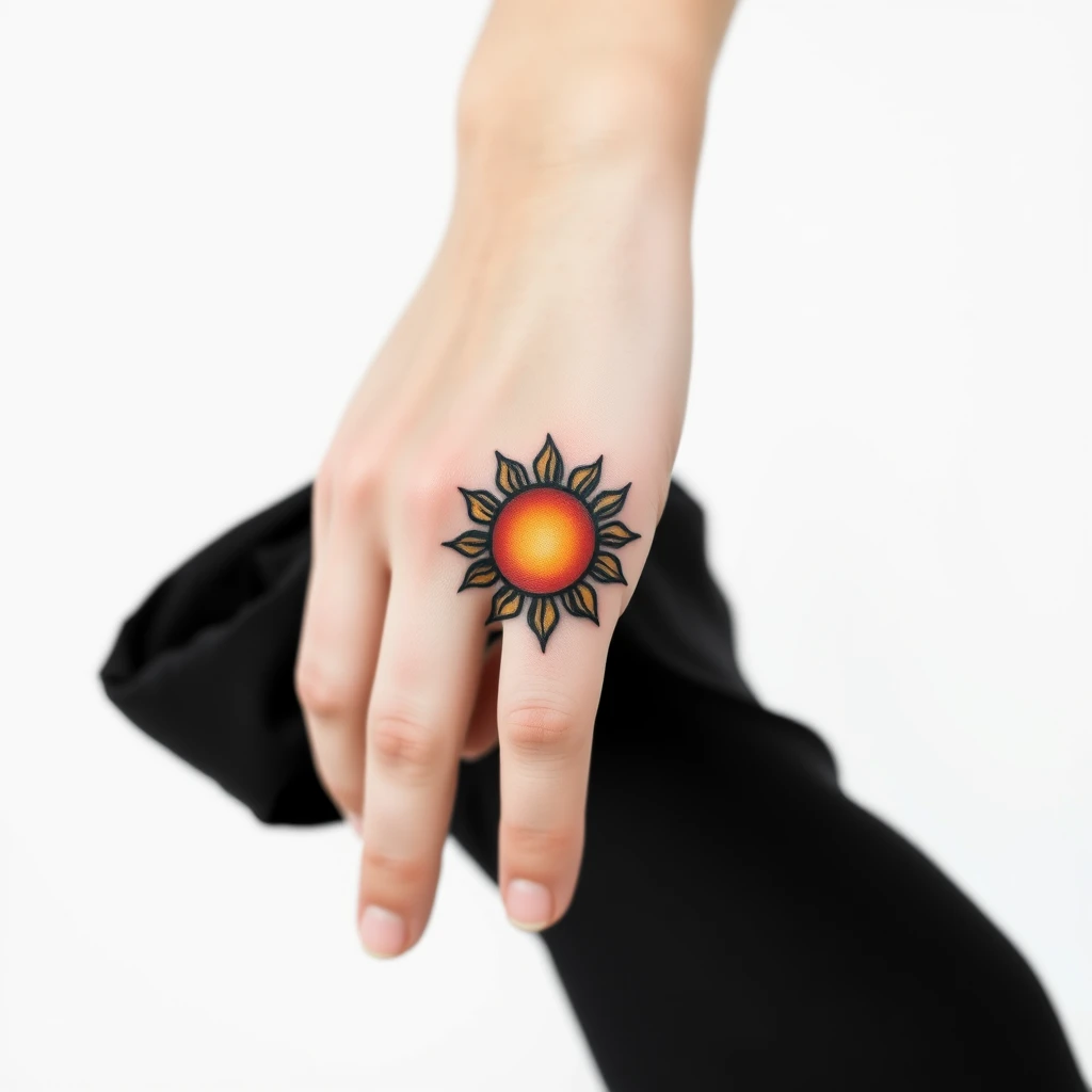 Sun tattoo