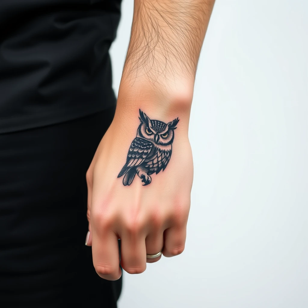 Owl tattoo