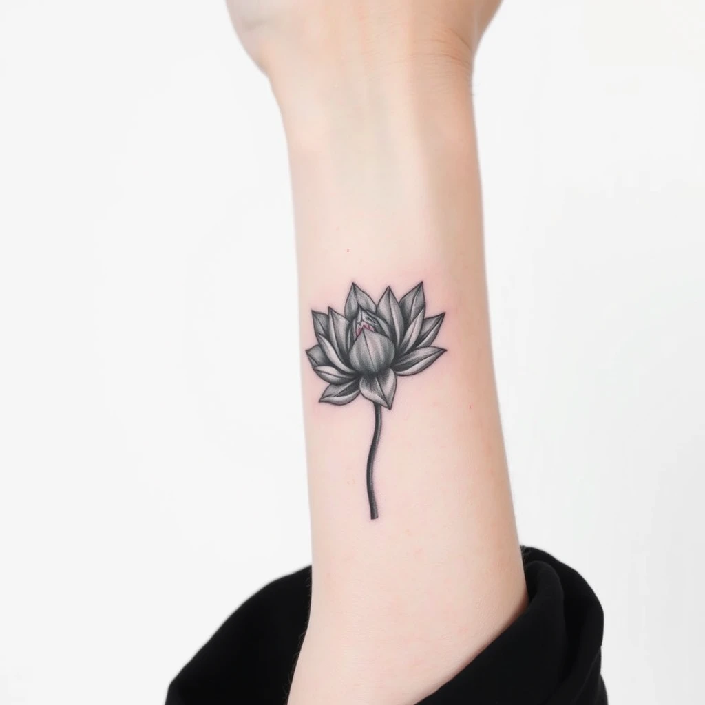 Lotus flower tattoo