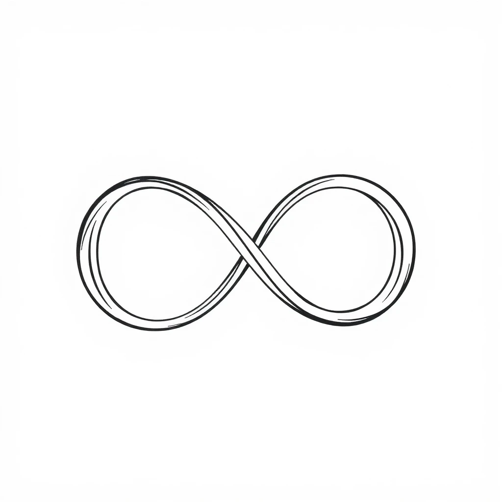 Infinity symbol tattoo