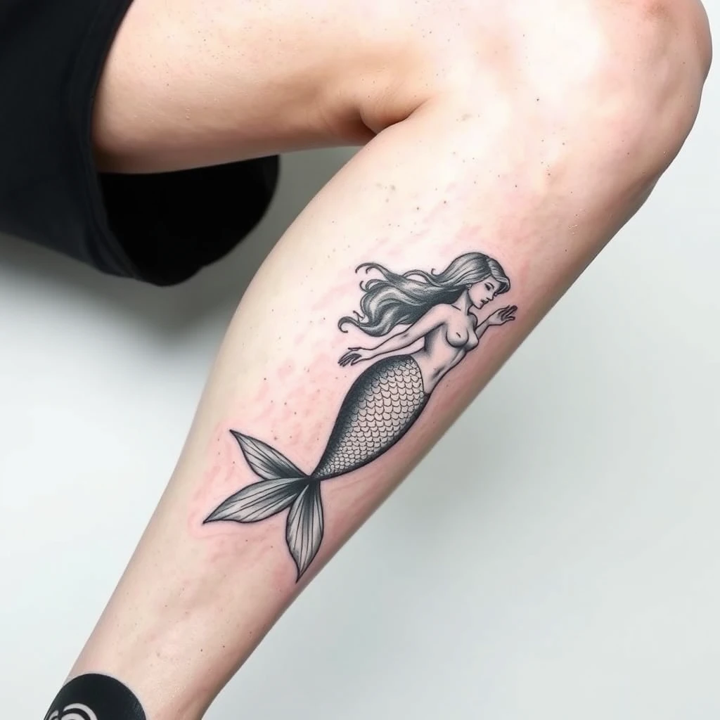 Mermaid tattoo