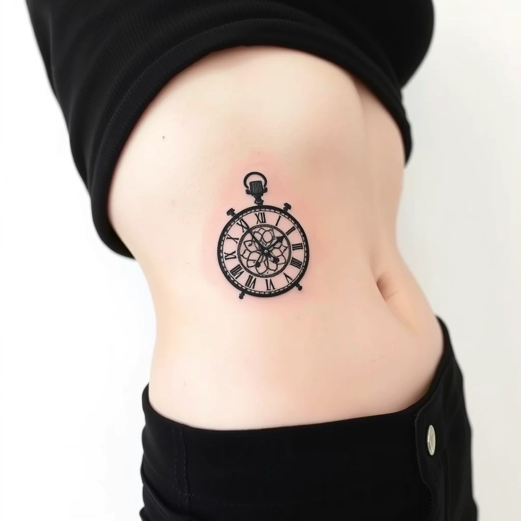 Clock tattoo