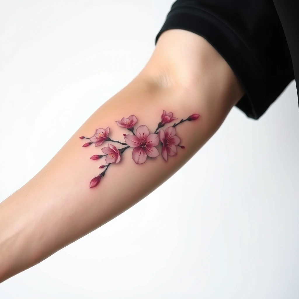 Cherry blossom tattoo