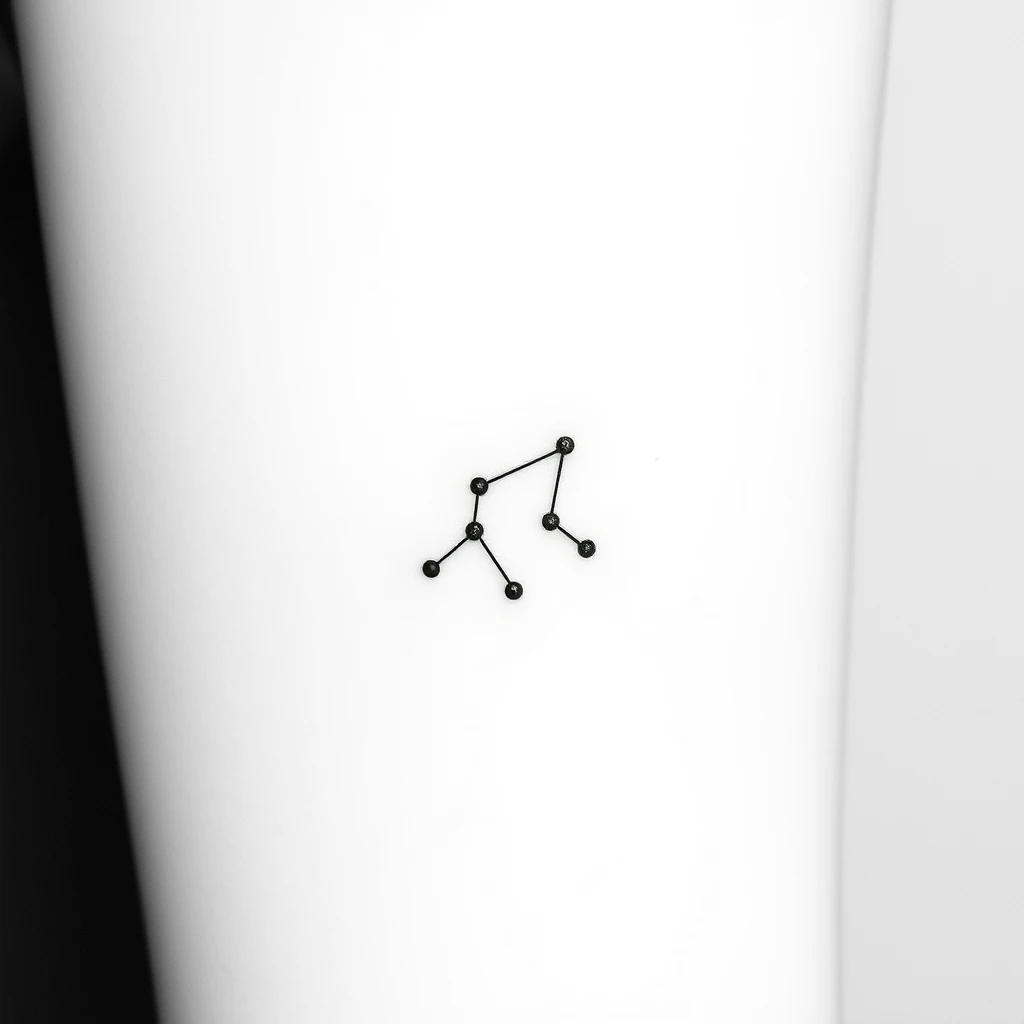 Tattoo of small Constellation in Minimalist style