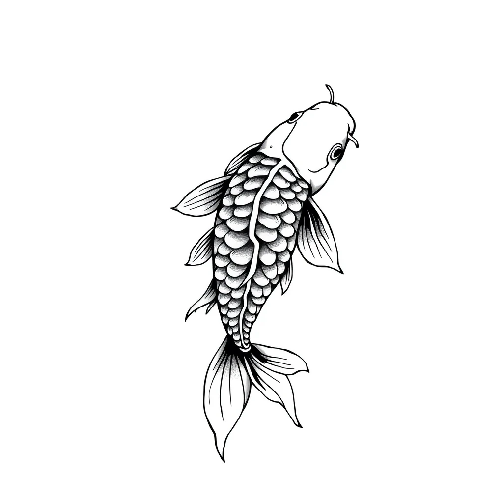 Koi fish tattoo