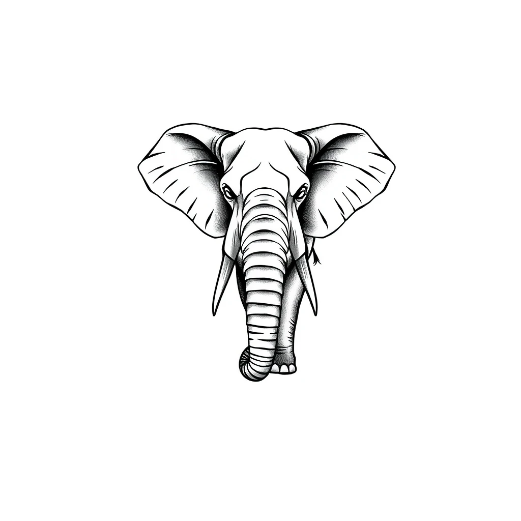 Elephant tattoo