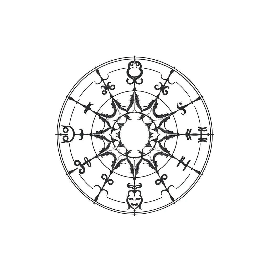 Zodiac symbols tattoo